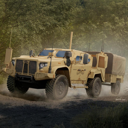 Plastic Model Truck M1280 LMTV /W M1101 Tactical Trailer (LTT) 1:35 Plastic Model Truck M1280...