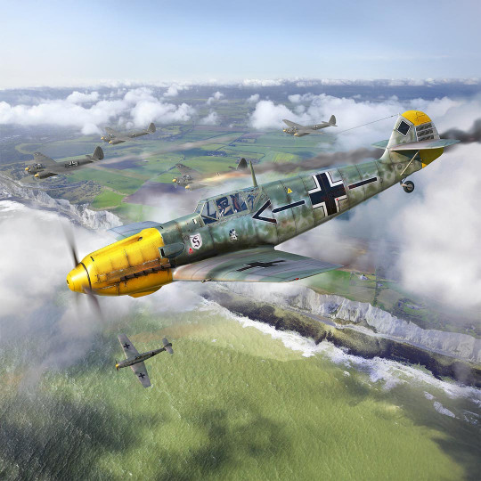 Maquette plastique d’avion Messerschmitt Bf109E-4 1:48 Maquette plastique d’avion...