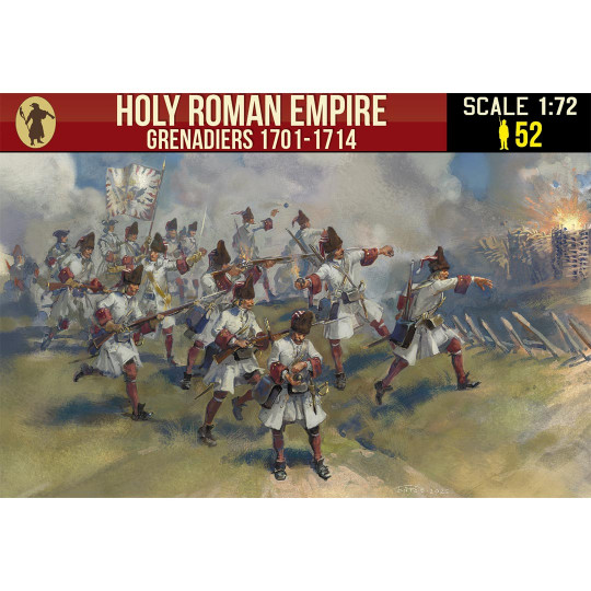 Figuren Holy Roman Empire Grenadiers 1701-1714 1:72 Figuren Holy Roman Empire...