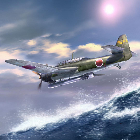 Maquette d’avion en plastique Aichi B7A2 “752nd Air Group manufactured by the 21st Air Factory” 1:48 Maquette d’avion en...