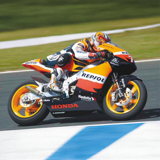 Maquette plastique de moto Repsol Honda RS250RW "2007 WGP250" 1:12 Maquette plastique de moto...