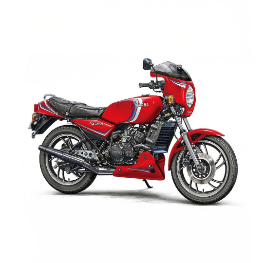 Maquette plastique de moto Yamaha RZ250 (4L3) "YSP specification" w/cowl (1982) 1:12 Maquette plastique de moto...