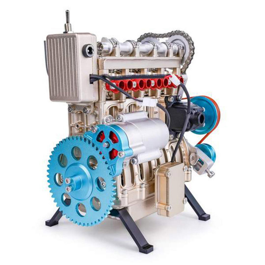 Maquette Moteur Radial 9 Cylindres – 1100 Pièces – Hélice Électrique Et Pistons Animés – Kit STEM Adulte – 14 Ans Et +