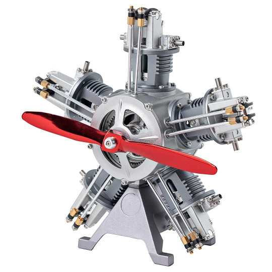 Maquette métal Moteur 5 cylindres en étoile Maquette métal Moteur 5...
