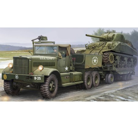 Maquette de camion en plastique M19 Tank Transporter Soft Top 1/35