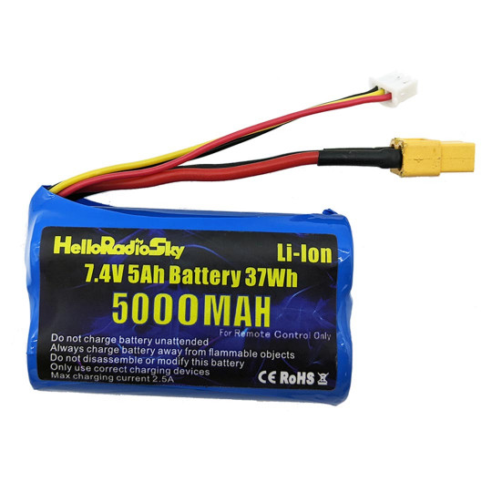 Accessoire pour radio HRS Batterie émetteur Li-ion 2S 7,4V 5000 Mah Accessoire pour radio HRS...