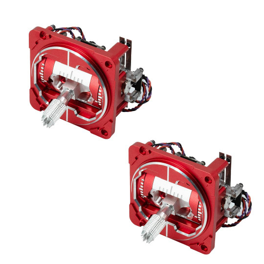 Accessoire pour radio HRS Paire de manches CNC Rouge V16/V14 Accessoire pour radio HRS...