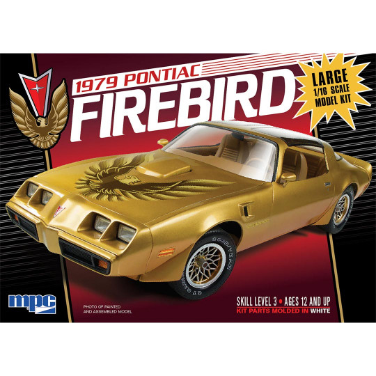 Maquette de voiture en plastique Pontiac Firebird 1979 1/16 Maquette de voiture en...