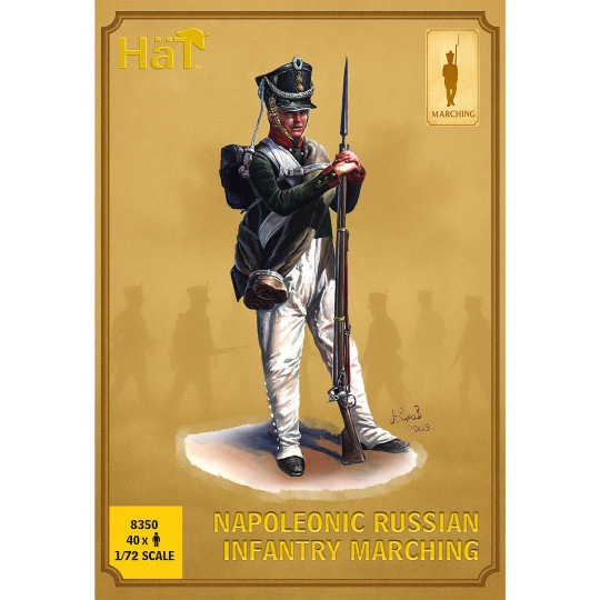 Figurine NAPOLEONIC RUSSIAN INFANTRY MARCHING 1/72 Figurine NAPOLEONIC RUSSIAN...