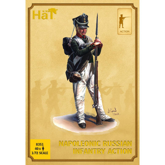 Figurine NAPOLEONIC RUSSIAN INFANTRY ACTION 1/72 Figurine NAPOLEONIC RUSSIAN...