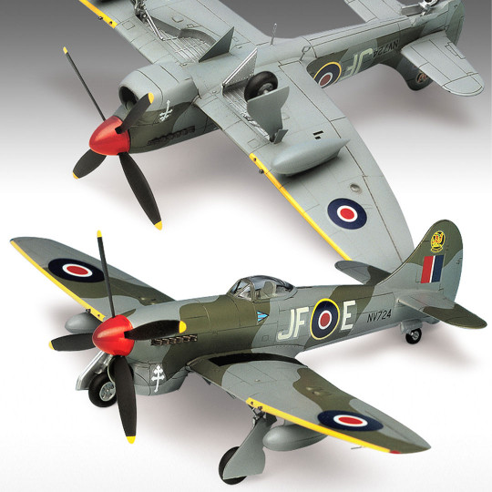 Maquette d'avion en plastique Hawker Tempest V 1/72 Maquette d'avion en...