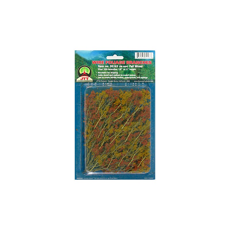 Foliages herbes BRANCHES DE FEUILLAGE ASSORTIES 37 à 75mm