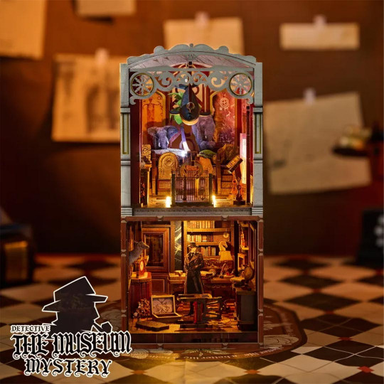 Puzzle 3D Serre Livres Book Nook THE MUSEUM MYSTERY Puzzle 3D Serre Livres Book...