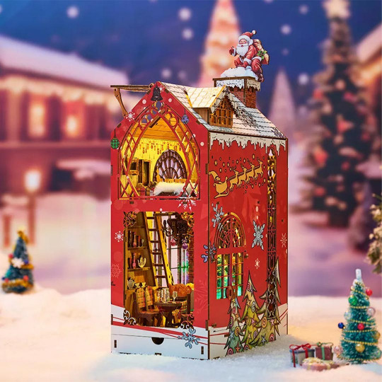 Puzzle 3D Serre Livres Book Nook SONG OF THE SNOW NIGHT Puzzle 3D Serre Livres Book...