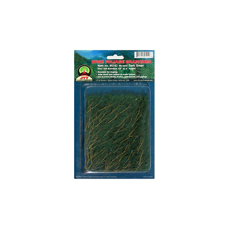 Foliages herbes BRANCHES DE FEUILLAGE VERT MOYEN 37 à 75mm