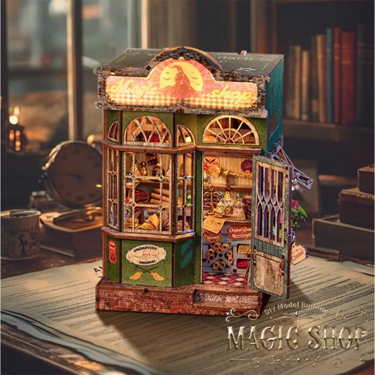 Puzzle 3D Serre Livres Mini Book Nook MAGIC SHOP Puzzle 3D Serre Livres Mini...
