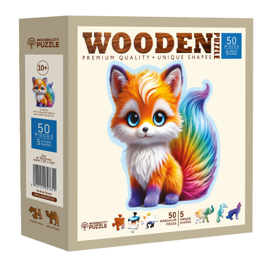 Cute Fox Tierpuzzle 50/5...