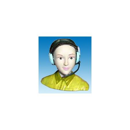Painted woman on board pilot accessory | Scientific-MHD