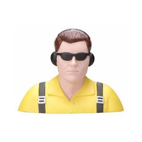 Accessoire embarqué BUSTE DE PILOTE SPORT PEINT JAUNE - 1/3