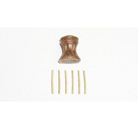 Accastillage de bateau Cabestan vertical en noyer 8x10mm