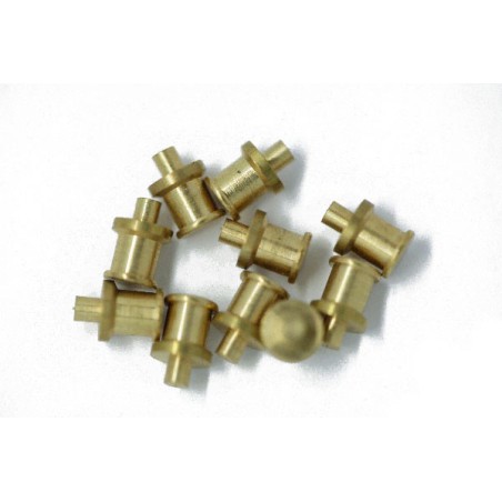 Brass Cabstans Bask Boat 5x7mm (10pcs) | Scientific-MHD