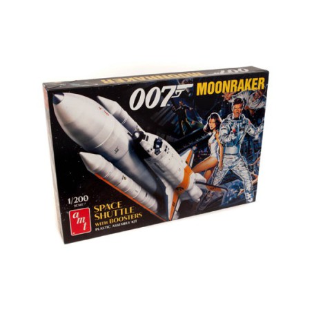 Maquette plastique de série TV Moonraker Shuttle - James Bond 1:200