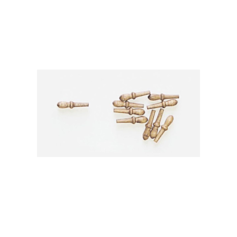 Accastillage de bateau Cabillots en buis hauteur 10mm