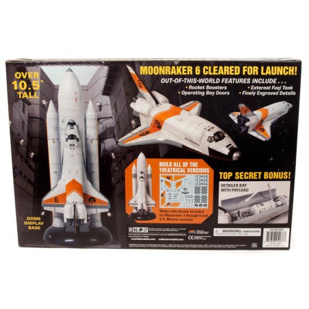 Moonraker Shuttle TV standard plastic model - James Bond 1: 200 | Scientific-MHD