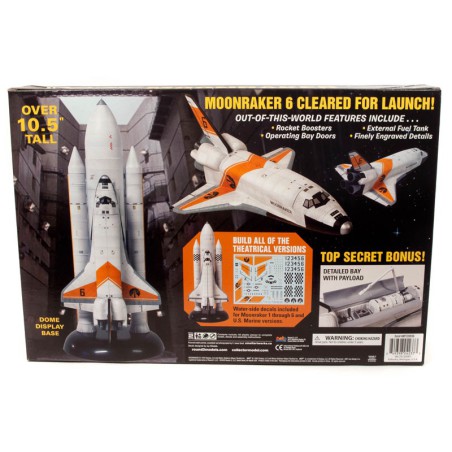 Moonraker Shuttle TV Standard Plastikmodell - James Bond 1: 200 | Scientific-MHD