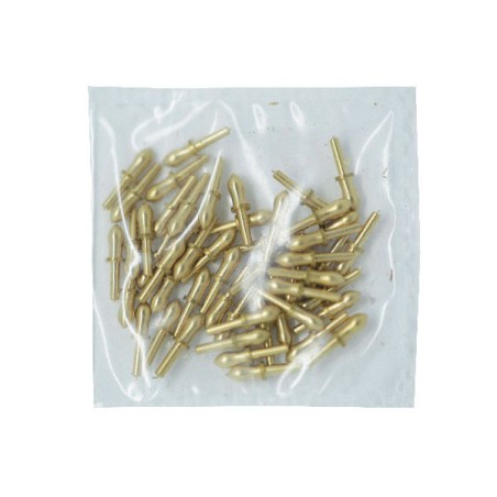 Brass capstillage in 8mm brass codcons (50pcs) | Scientific-MHD