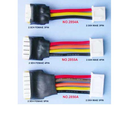 Cable cable accessory 2 elements JST EH/JST XH | Scientific-MHD