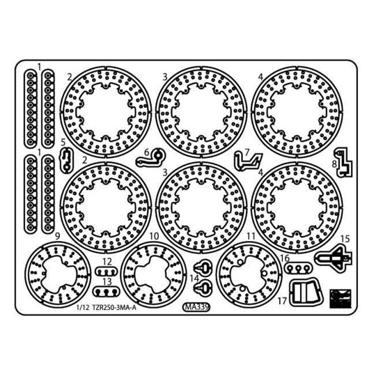 Maquette plastique de moto...