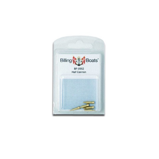Accastillage de bateau Canons en laiton 14x4mm (5pcs) Accastillage de bateau Canons en laiton 14x4mm (5pcs)
