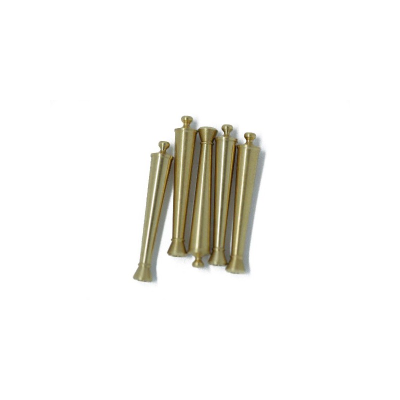 Accastillage de bateau Canons en laiton 25x4mm (5pcs)