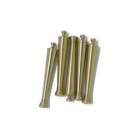 Accastillage de bateau Canons en laiton 25x4mm (5pcs)