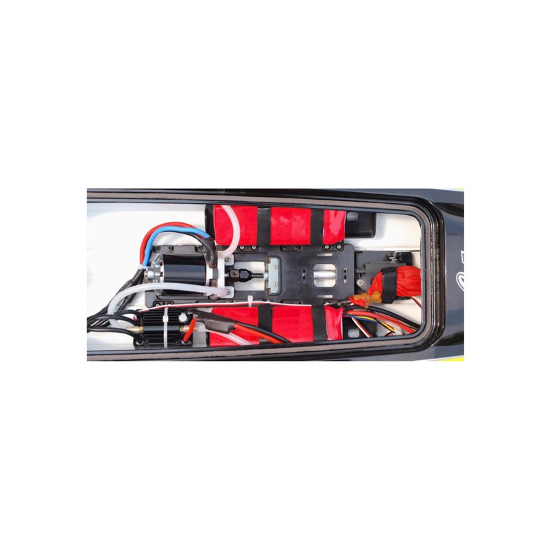 Bateau électrique radiocommandé Alpha BL 1m RTS Rouge / MHD3S