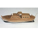 Boat accommodation canoe with long diesel engine. 125mm | Scientific-MHD