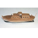 Boat accommodation canoe with long diesel engine. 102mm | Scientific-MHD