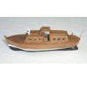 Boat accommodation canoe with long diesel engine. 102mm | Scientific-MHD