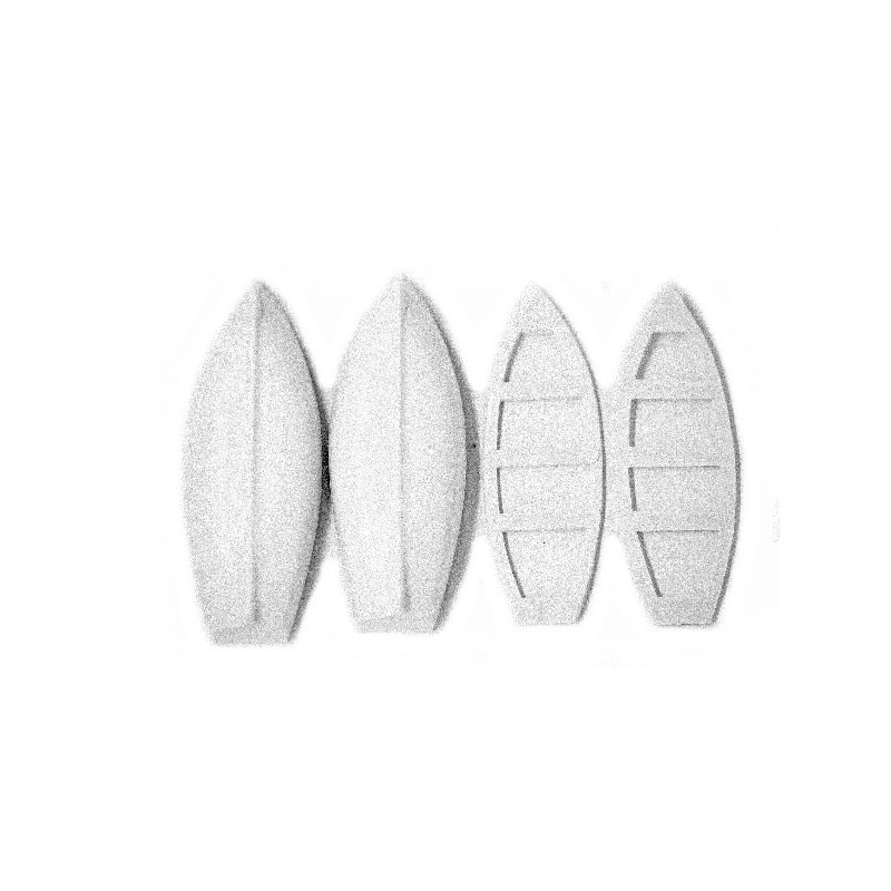 Accastillage de bateau Canot de sauvetage 25x65mm (2pcs)