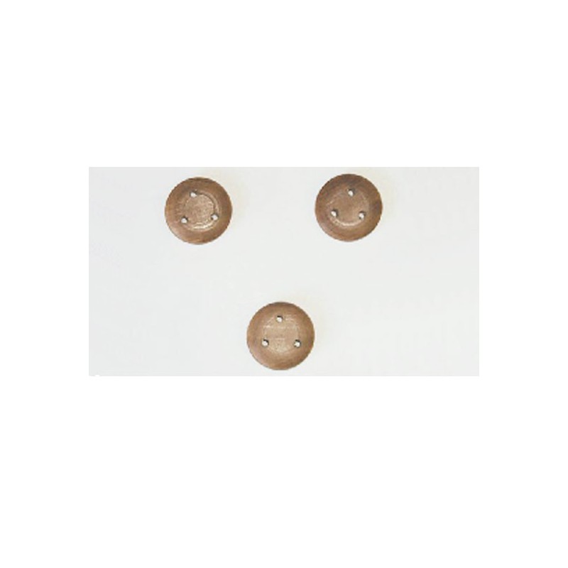 Accastillage de bateau Cap de mouton en noyer, diam. 15mm