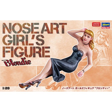 Nose art girl’s figure 1/20 | Scientific-MHD