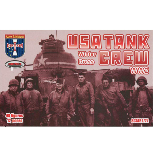 Figurine USA tank crew...