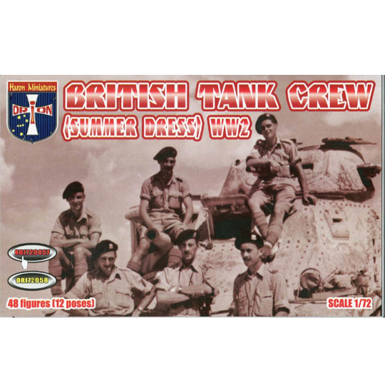 Figurine British tank crew...