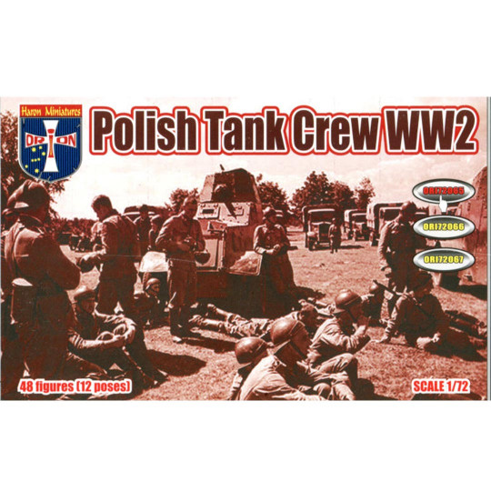 Figurine Polish tank crew...