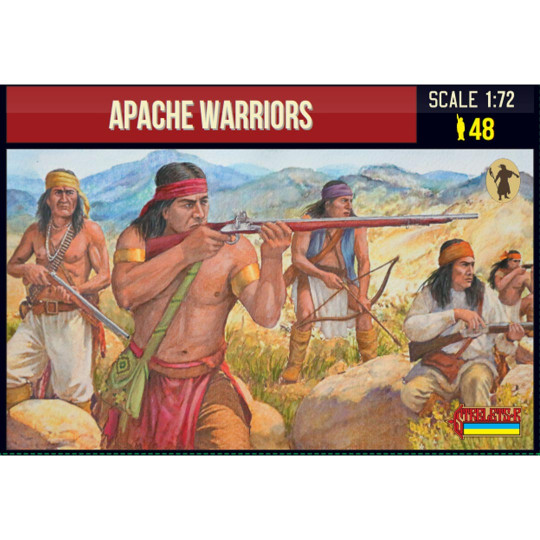 Figurina Guerrieri Apache 1:72