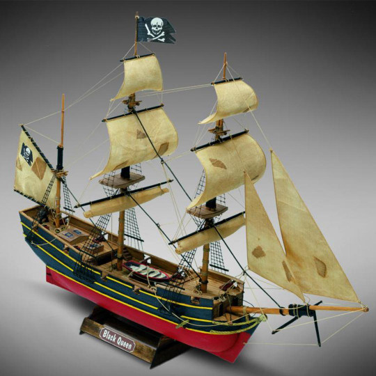 Bateau statique Black Queen