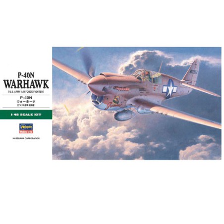 P-40N plastic plane model Warhawk 1/48 | Scientific-MHD