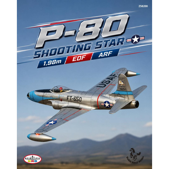 Jet a turbina P-80 SHOOTING...