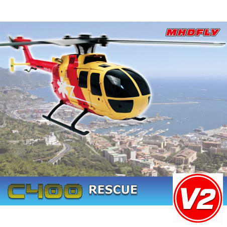 Hélicoptère électrique radiocommandé C 400 RESCUEQuadripale